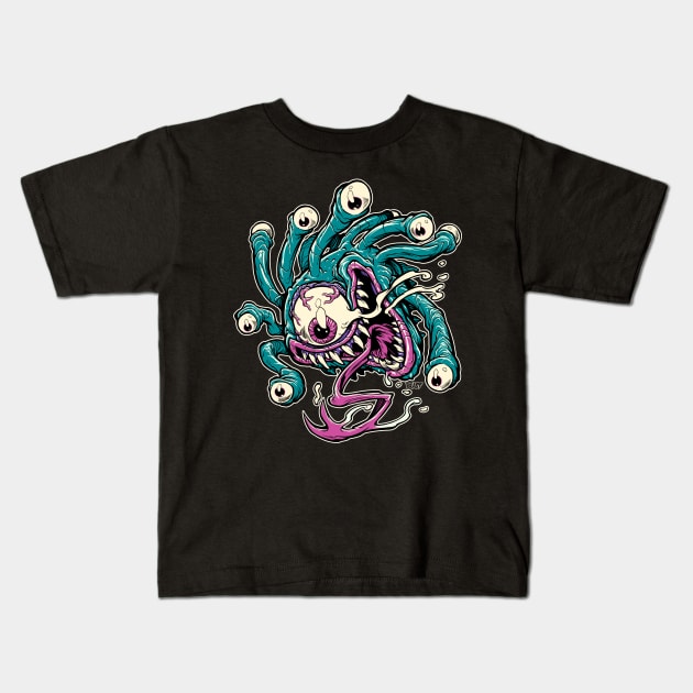 BEHOLD, THE BEHOLDER Kids T-Shirt by beastpop